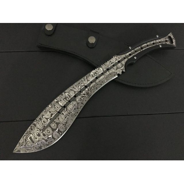 托德贝格过江龙狗腿刀花纹版中号
